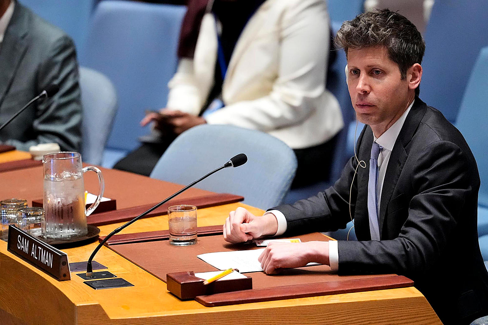 Sam Altman told the Security Council that the biggest decisions on artificial intelligence cannot be left to labs in San Francisco.