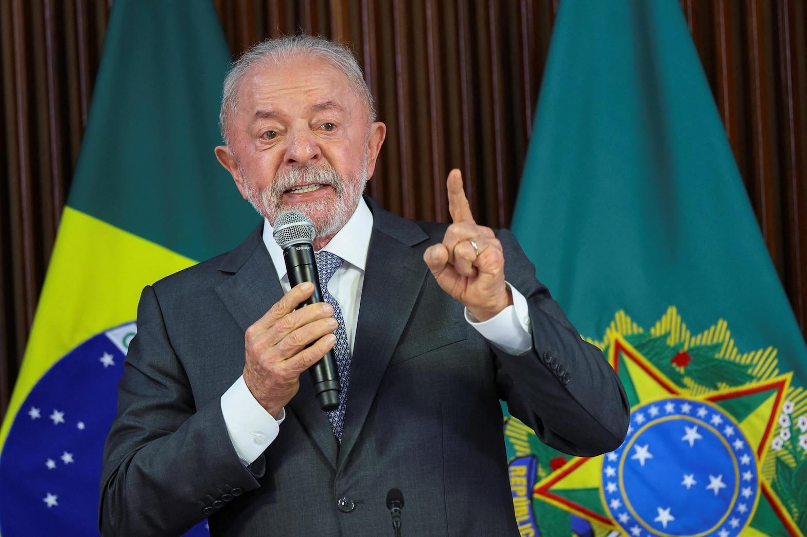 President Luiz Inácio Lula da Silva, seeking a fourth term, as Brazilians vote in the first round.